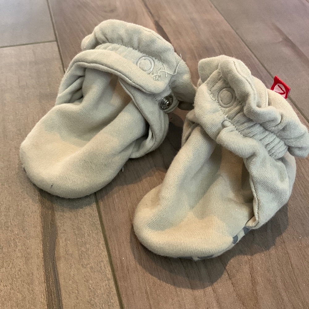Zatano 100% organic cotton booties | Size 6 months |